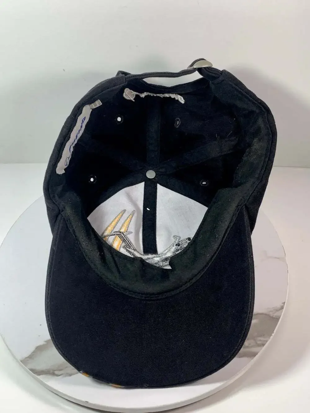 Boeing C-17 Aircraft Black embroidered baseball cap